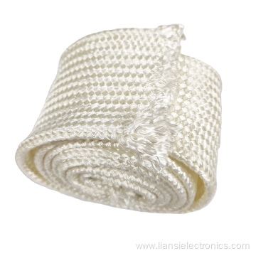 Custom flame resistant silica braided cable sleeve